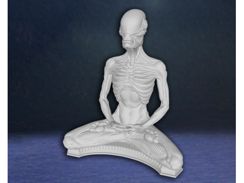 Alien Meditation Hudson Hicks Facehugger Ellen Ripley Newt Action Figures Custom 3D print model Model Cetak 3D