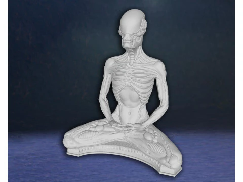 Alien Meditation Hudson Hicks Facehugger Ellen Ripley Newt Action Figures Custom 3D print model 3D Print Model