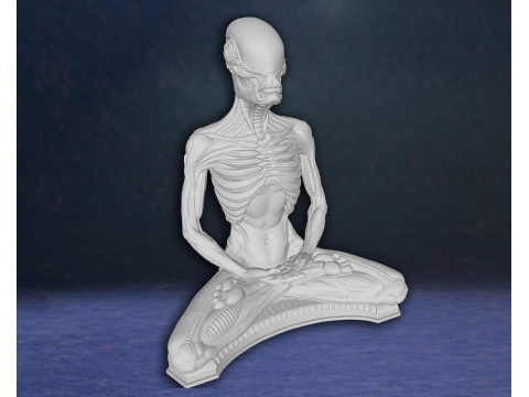 Alien Meditation Hudson Hicks Facehugger Ellen Ripley Newt Action Figures Custom 3D print model Model Cetak 3D