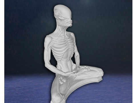 Alien Meditation Hudson Hicks Facehugger Ellen Ripley Newt Action Figures Custom 3D print model Model Cetak 3D