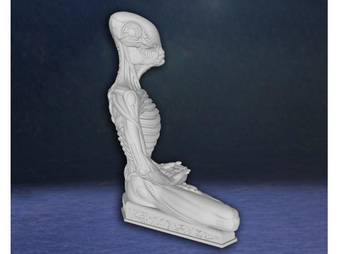 Alien Meditation Hudson Hicks Facehugger Ellen Ripley Newt Action Figures Custom 3D print model Model Cetak 3D