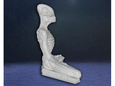 Alien Meditation Hudson Hicks Facehugger Ellen Ripley Newt Action Figures Custom 3D print model 3D Print Model