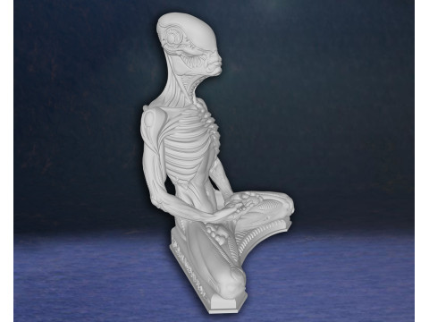 Alien Meditation Hudson Hicks Facehugger Ellen Ripley Newt Action Figures Custom 3D print model Model Cetak 3D