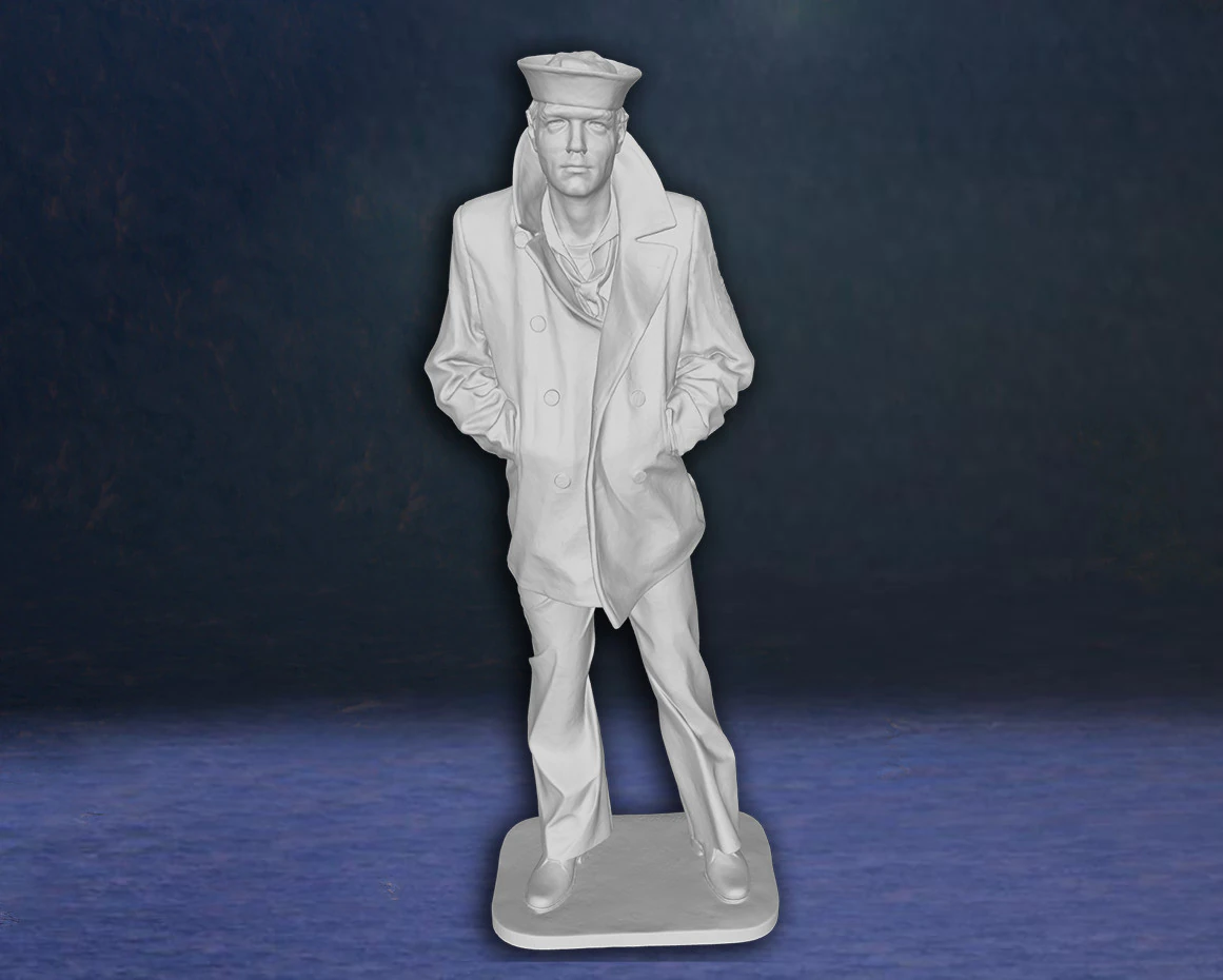 Lone Sailor Memorial statue Action Figures Custom 3D print model 3D Print Model .c4d .max .obj .3ds .fbx .stl .blend 