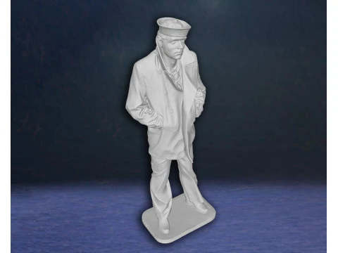 Lone Sailor Memorial statue Action Figures Custom 3D print model 3D Print Model