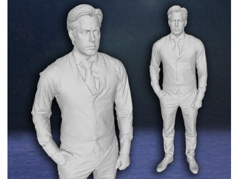 Ben Affleck Batman Super Hero Action Figures Custom 3D print model 3D 프린트 모델