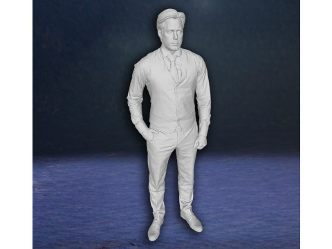 Ben Affleck Batman Super Hero Action Figures Custom 3D print model 3D 打印模型