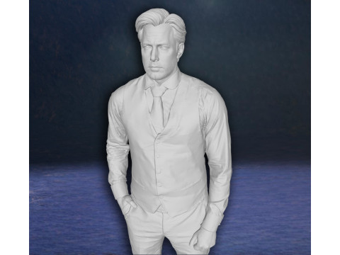 Ben Affleck Batman Super Hero Action Figures Custom 3D print model 3D 打印模型
