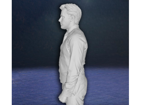 Ben Affleck Batman Super Hero Action Figures Custom 3D print model 3D 打印模型