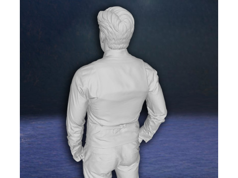 Ben Affleck Batman Super Hero Action Figures Custom 3D print model 3D 打印模型