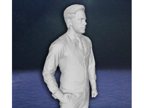 Ben Affleck Batman Super Hero Action Figures Custom 3D print model 3D 打印模型
