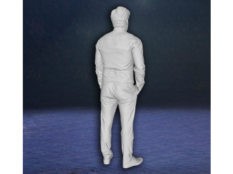 Ben Affleck Batman Super Hero Action Figures Custom 3D print model 3D 打印模型