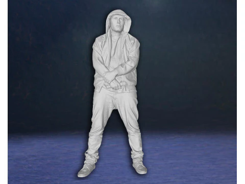 Eminem Legend Super Star Rap Hiphop music Action Figures Custom 3D print model 3D Print Model