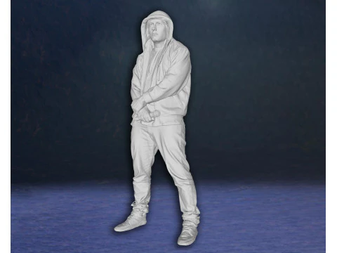 Eminem Legend Super Star Rap Hiphop music Action Figures Custom 3D print model 3D Print Model
