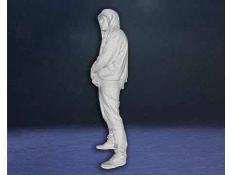 Eminem Legend Super Star Rap Hiphop music Action Figures Custom 3D print model 3D Print Model