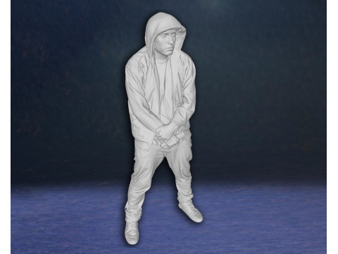 Eminem Legend Super Star Rap Hiphop music Action Figures Custom 3D print model 3D Принт Модель