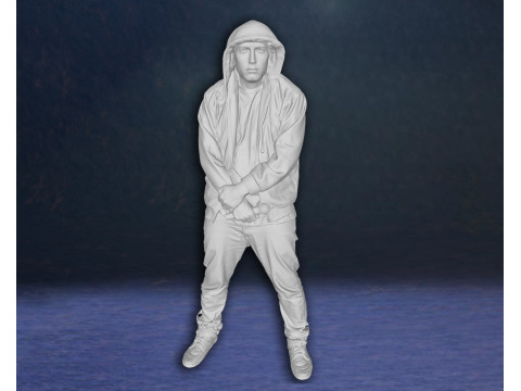Eminem Legend Super Star Rap Hiphop music Action Figures Custom 3D print model 3D Принт Модель