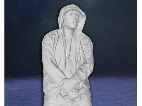 Eminem Legend Super Star Rap Hiphop music Action Figures Custom 3D print model 3D Принт Модель
