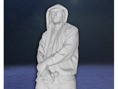 Eminem Legend Super Star Rap Hiphop music Action Figures Custom 3D print model 3D Принт Модель