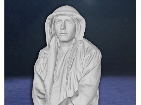 Eminem Legend Super Star Rap Hiphop music Action Figures Custom 3D print model 3D Print Model