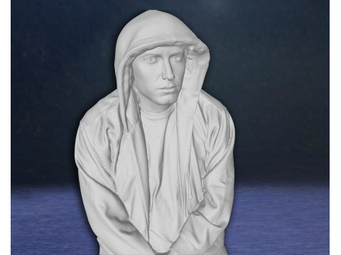 Eminem Legend Super Star Rap Hiphop music Action Figures Custom 3D print model 3D Принт Модель