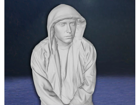 Eminem Legend Super Star Rap Hiphop music Action Figures Custom 3D print model 3D Print Model