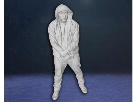 Eminem Legend Super Star Rap Hiphop music Action Figures Custom 3D print model 3D Принт Модель
