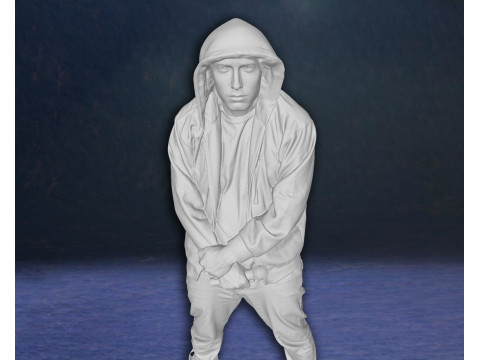 Eminem Legend Super Star Rap Hiphop music Action Figures Custom 3D print model 3D Принт Модель