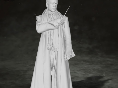 Colin Farrell Fantastic Beasts Harry Potter Newt Scamander Action Figures Custom 3D print model Modelo de Impressão 3D