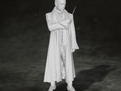 Colin Farrell Fantastic Beasts Harry Potter Newt Scamander Action Figures Custom 3D print model Modelo de Impressão 3D