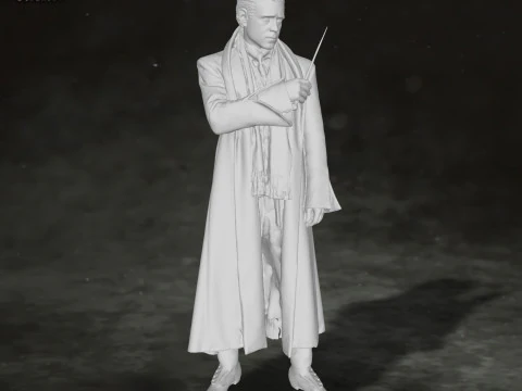 Colin Farrell Fantastic Beasts Harry Potter Newt Scamander Action Figures Custom 3D print model 3D Print Model