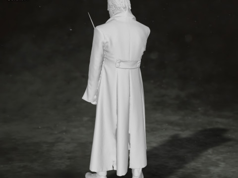 Colin Farrell Fantastic Beasts Harry Potter Newt Scamander Action Figures Custom 3D print model Modelo de Impressão 3D