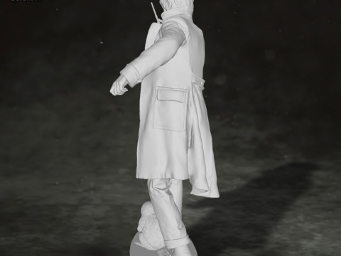 Newt Scamander Eddie Redmayne Fantastic Beasts Harry Potter Action Figures Custom 3D print model Modello di stampa 3D