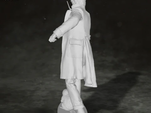 Newt Scamander Eddie Redmayne Fantastic Beasts Harry Potter Action Figures Custom 3D print model 3D Print Model