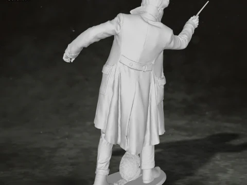 Newt Scamander Eddie Redmayne Fantastic Beasts Harry Potter Action Figures Custom 3D print model 3D Print Model