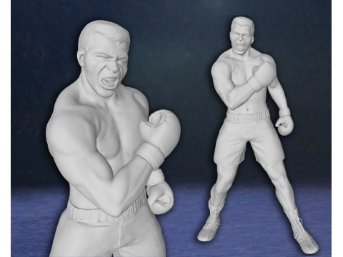 Muhammed Ali box boxer king legend sport Action Figures Custom 3D print model 3D Print Model