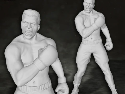 Muhammed Ali box boxer king legend sport Action Figures Custom 3D print model 3D Print Model