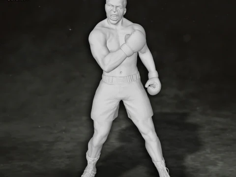 Muhammed Ali box boxer king legend sport Action Figures Custom 3D print model 3D Print Model