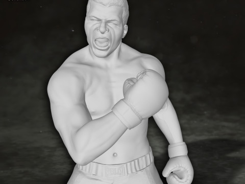 Muhammed Ali box boxer king legend sport Action Figures Custom 3D print model 3D 프린트 모델