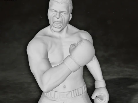 Muhammed Ali box boxer king legend sport Action Figures Custom 3D print model 3D Print Model