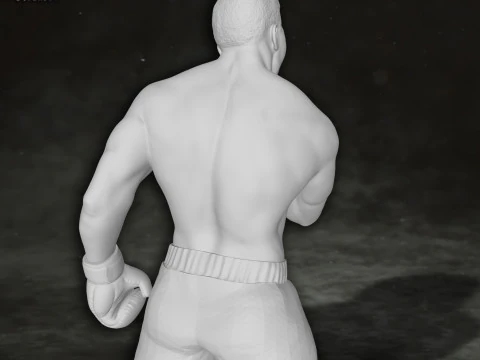 Muhammed Ali box boxer king legend sport Action Figures Custom 3D print model 3D Print Model