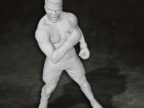 Muhammed Ali box boxer king legend sport Action Figures Custom 3D print model 3D 프린트 모델