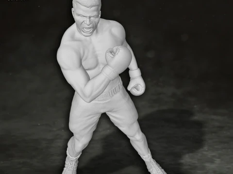 Muhammed Ali box boxer king legend sport Action Figures Custom 3D print model 3D Print Model