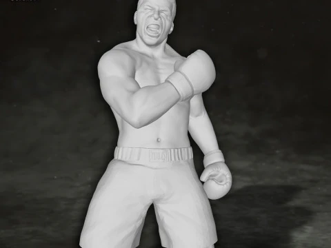 Muhammed Ali box boxer king legend sport Action Figures Custom 3D print model 3D Print Model