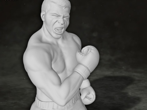 Muhammed Ali box boxer king legend sport Action Figures Custom 3D print model 3D 프린트 모델