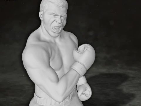 Muhammed Ali box boxer king legend sport Action Figures Custom 3D print model 3D Print Model