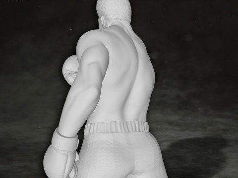 Muhammed Ali box boxer king legend sport Action Figures Custom 3D print model 3D 프린트 모델