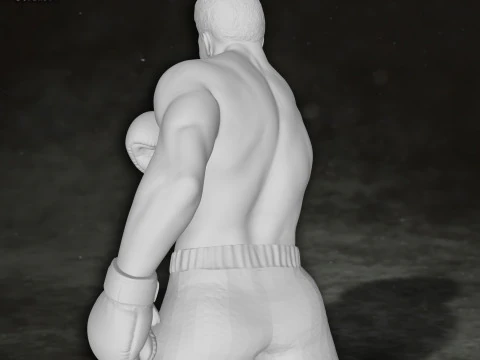 Muhammed Ali box boxer king legend sport Action Figures Custom 3D print model 3D Print Model