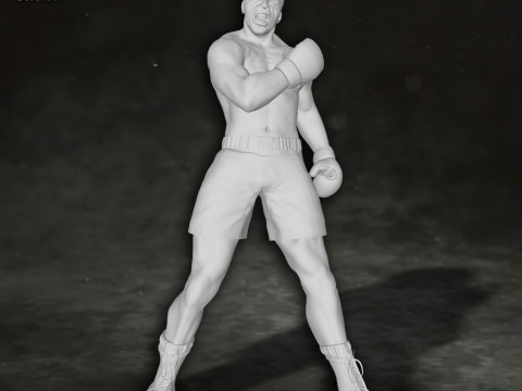 Muhammed Ali box boxer king legend sport Action Figures Custom 3D print model 3D 프린트 모델