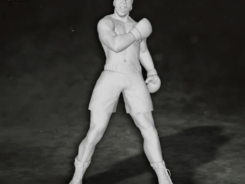 Muhammed Ali box boxer king legend sport Action Figures Custom 3D print model 3D Print Model